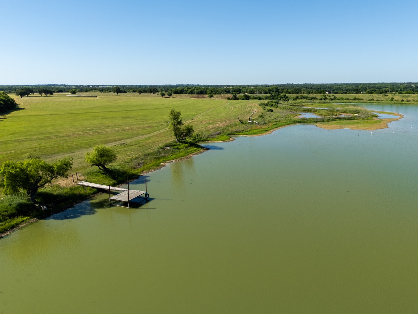 The reservoir and dock
